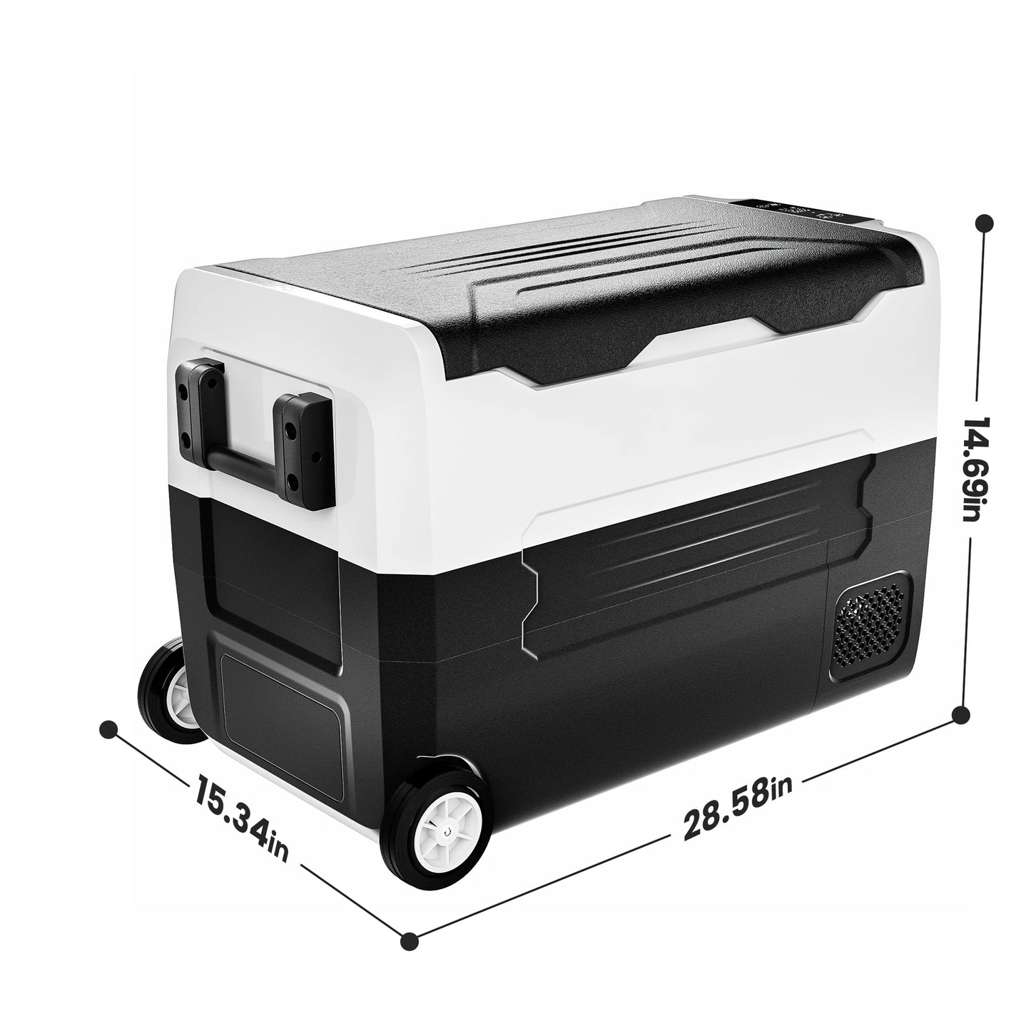 SIMZLIFE 12V Portable Car Refrigerator Compressor 35/45/55L Mini Fridge Freezer Cooler Ice Box Keep Cool for Camping Fishing