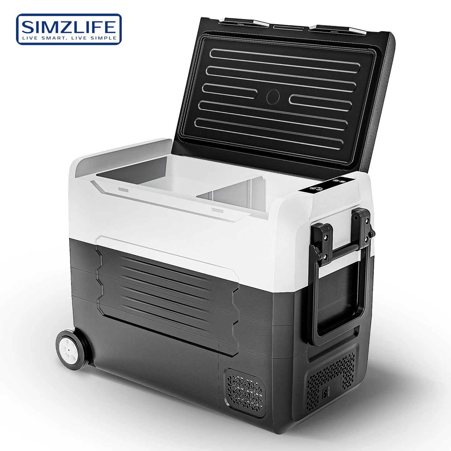 SIMZLIFE 12V Portable Car Refrigerator Compressor 35/45/55L Mini Fridge Freezer Cooler Ice Box Keep Cool for Camping Fishing