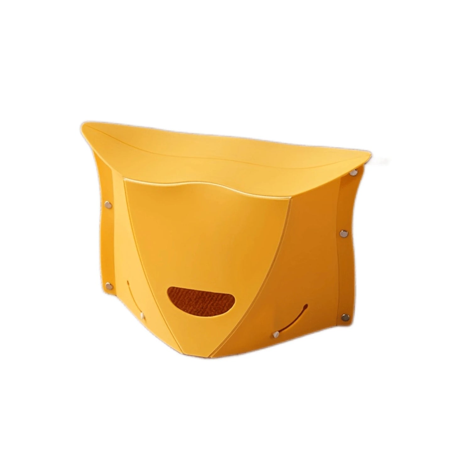 1pc Ultra-Lightweight Folding Portable Camping Stool - Compact Collapsible Design with Sturdy Carry Handle - Perfect for Outdoor