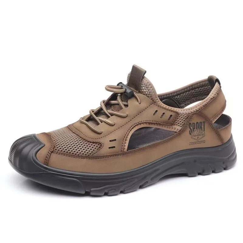 Men's Non-Leather Casual Shoes Comfortable Breathable Slip-On Walking Footwear Versatile Foot Cover for Daily Use