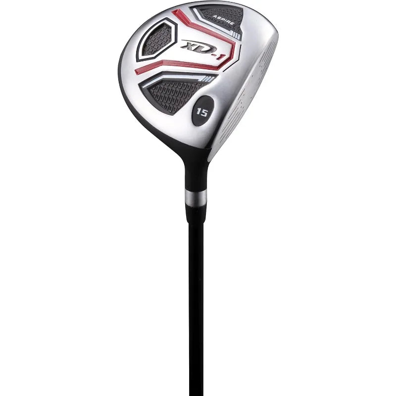 Aspire XD1 Teen Golf Club Set for Ages 13-16 (5'1"-5'6") - Left/Right-Handed Complete Youth Golf Club Set with Driver,