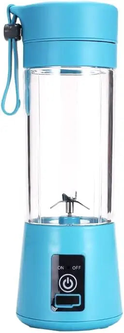 Portable Blender, Personal Mixer Fruit Rechargeable with USB, Mini Blender for Smoothie, Blue