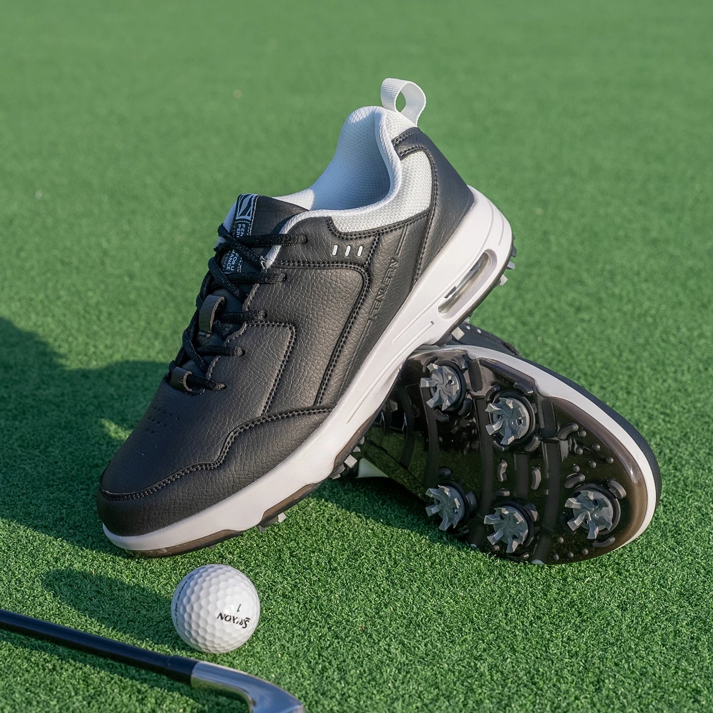 Men's Golf Shoes Waterproof Casual Sports Shoes, Low Cut Design, Comfortable And Fashionable