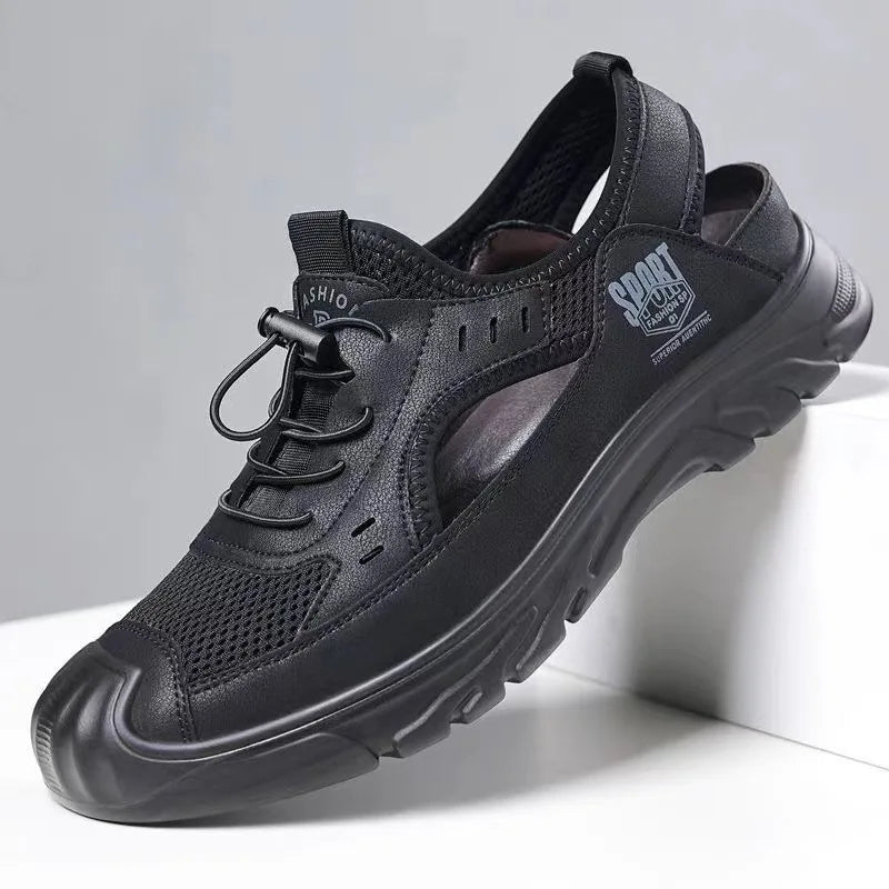 Men's Non-Leather Casual Shoes Comfortable Breathable Slip-On Walking Footwear Versatile Foot Cover for Daily Use