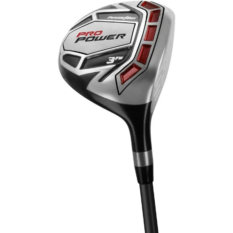 Powerbilt Pro Power Complete Golf Set for Men with Stand Bag, Right and Left Handed