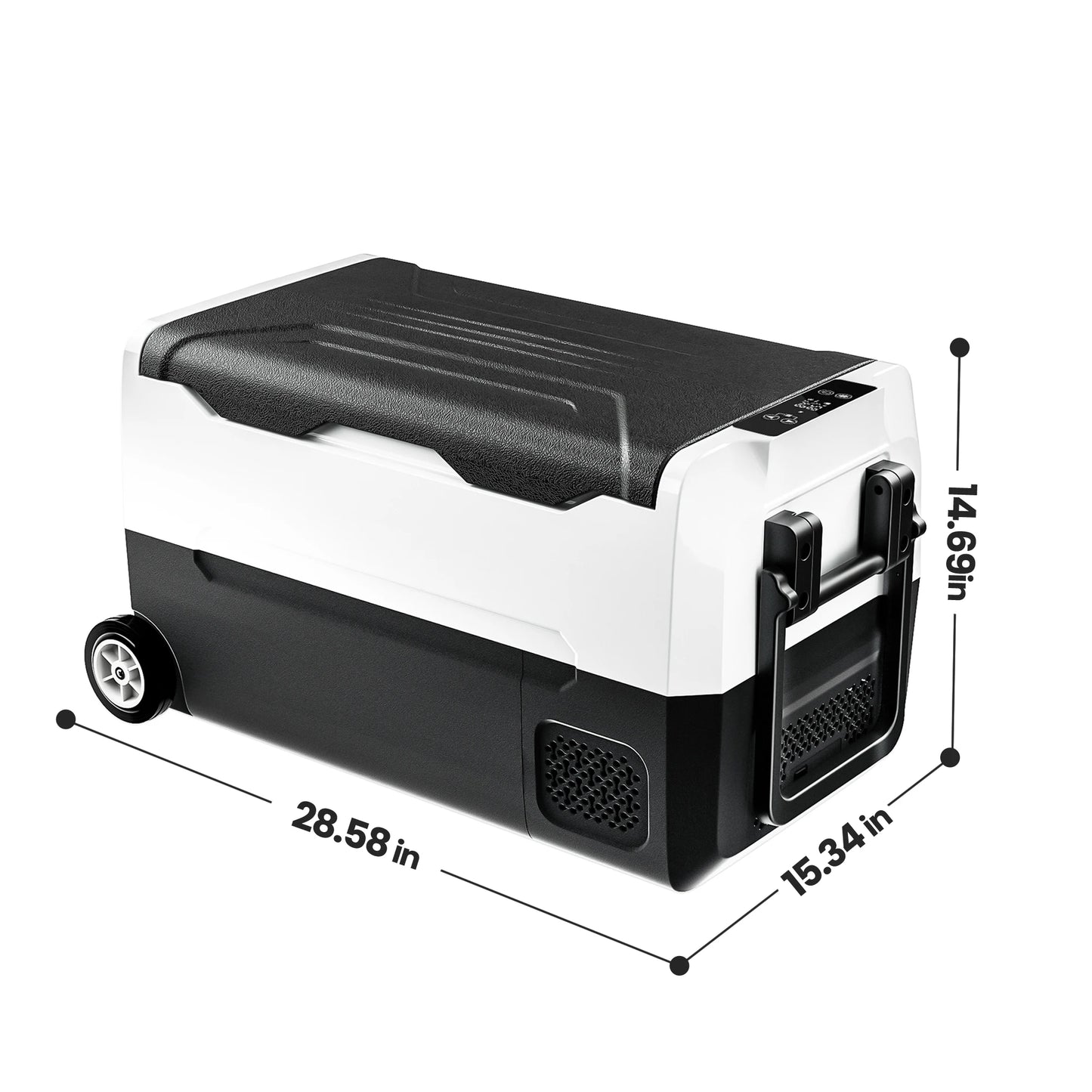 SIMZLIFE 12V Portable Car Refrigerator Compressor 35/45/55L Mini Fridge Freezer Cooler Ice Box Keep Cool for Camping Fishing