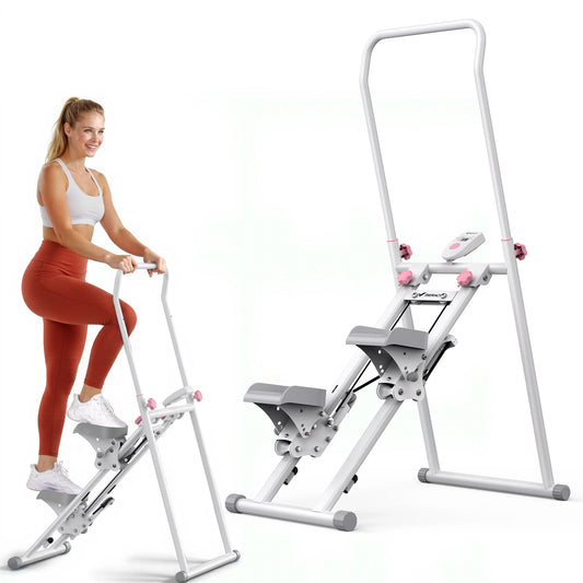 MERACH Stair Stepper for Home Gym Exercise New Version Vertical Climber Machine Full-Body Workout Compact Folding Cardio Stepper