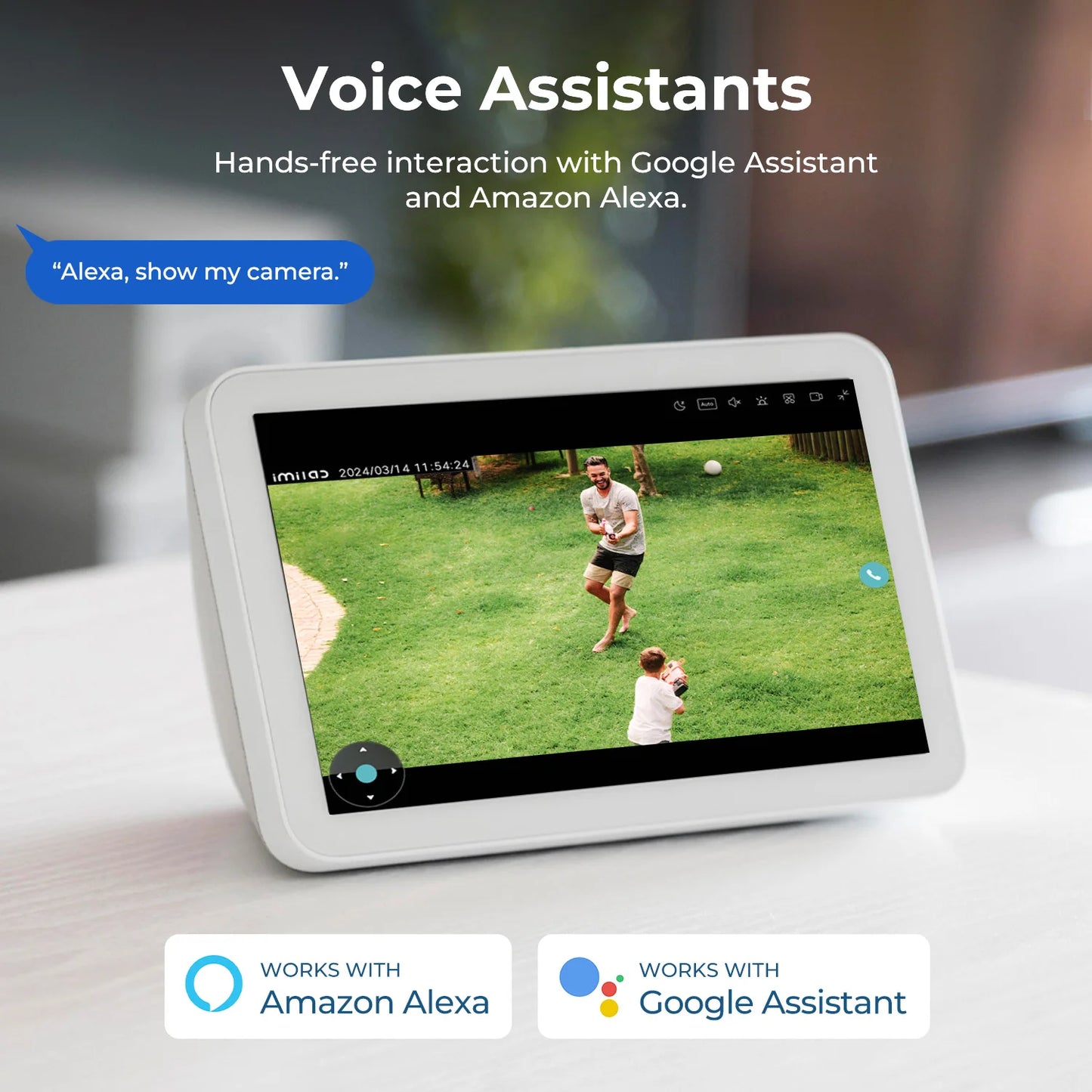 IMILAB EC5 -Smart Security System Kit, Outdoor Video Surveillance, Wireless App Control, Floodlight Camera, Wi-Fi, 2K