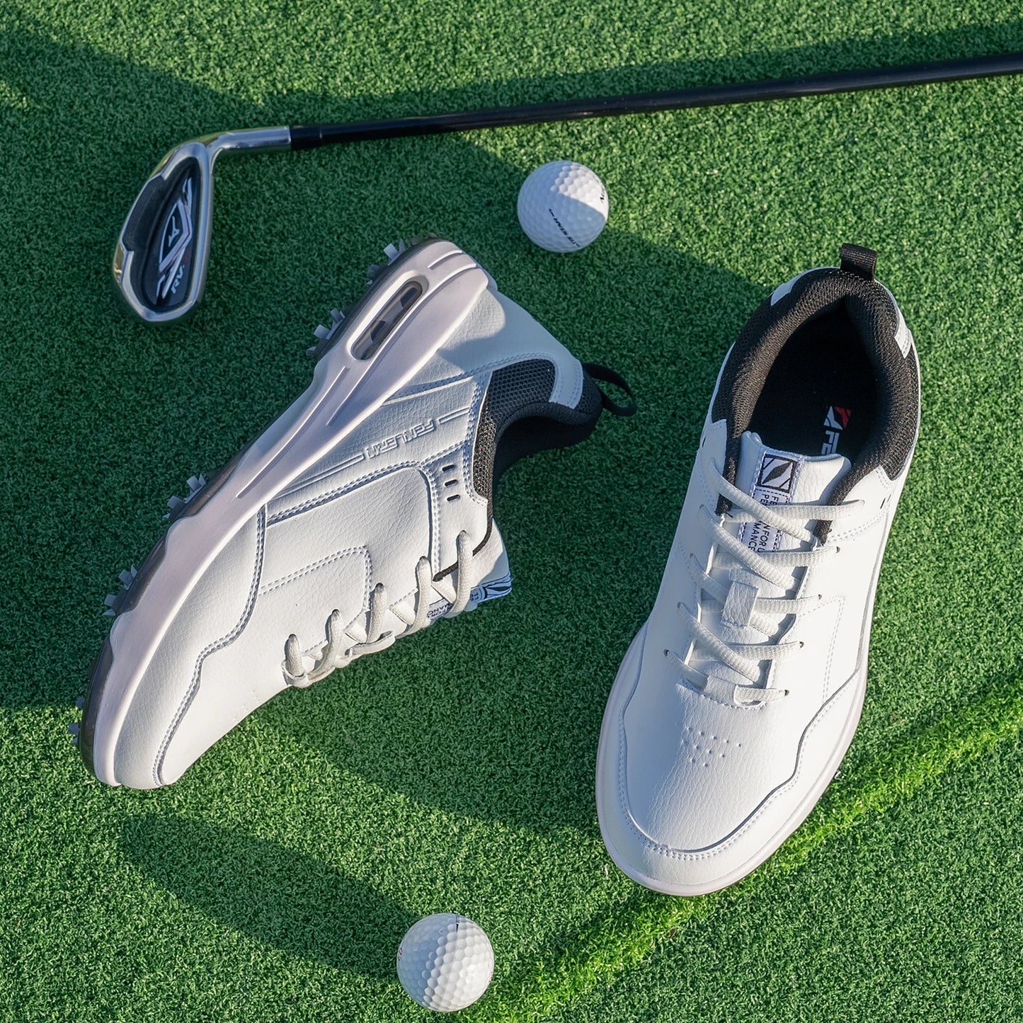 Men's Golf Shoes Waterproof Casual Sports Shoes, Low Cut Design, Comfortable And Fashionable