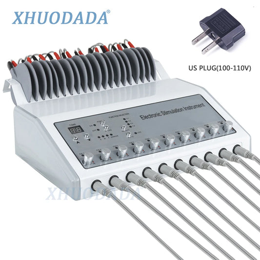 New S871 Body Fitness Equipment Weight Loss Muscle Stimulator Electrode Stimulation Machine Russian Waves EMS Electric Skin Care