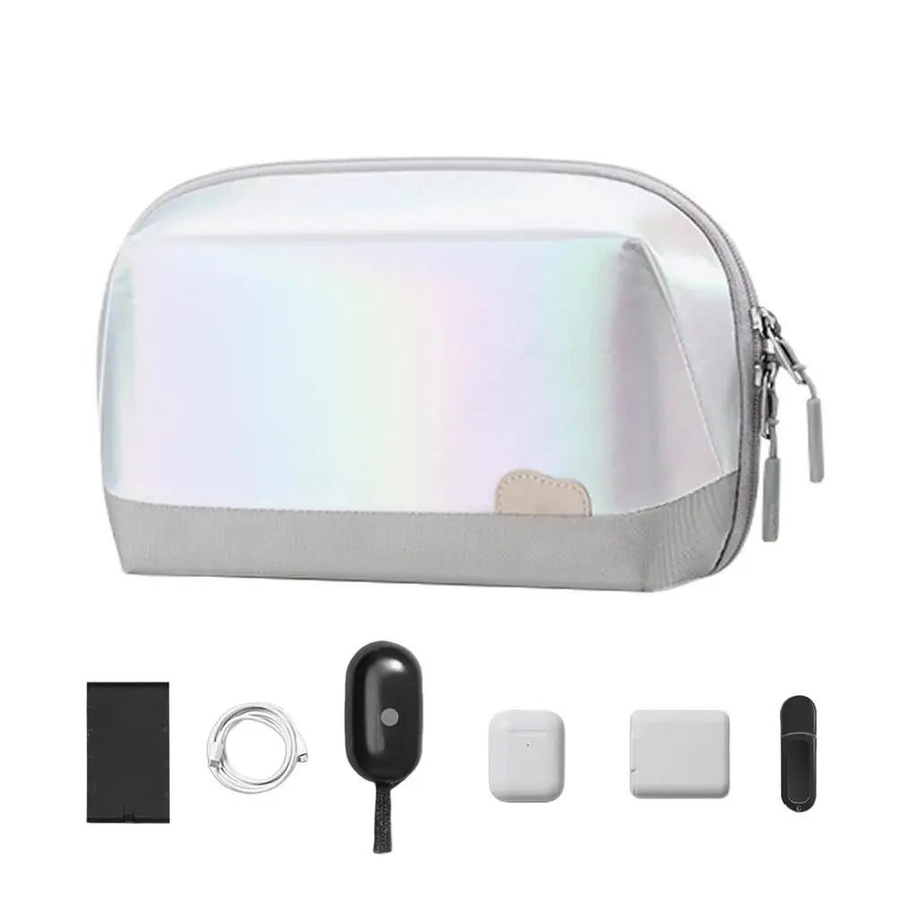 Electronics Travel Organizer 2024 New Electronics Bag Tech Organiser Travel Case Portable Battery Storage Case Cable Storage Box