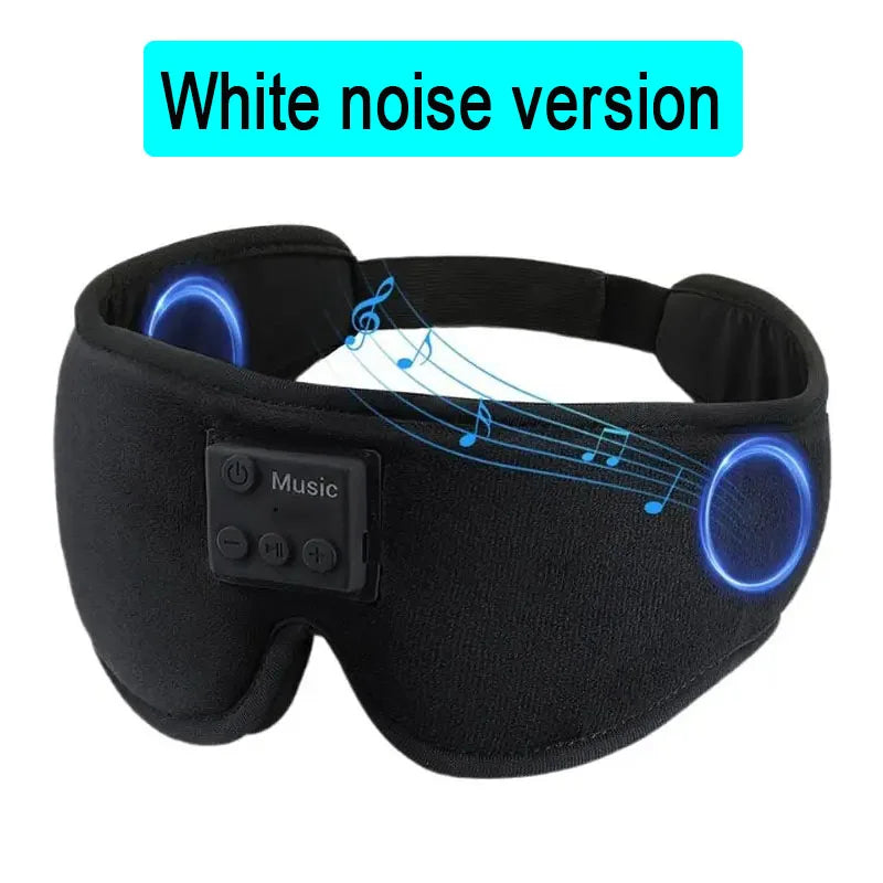 New 3D wireless music headphone sleep breathable smart eye mask Bluetooth headset call with mic for ios Android mac Dropshipping