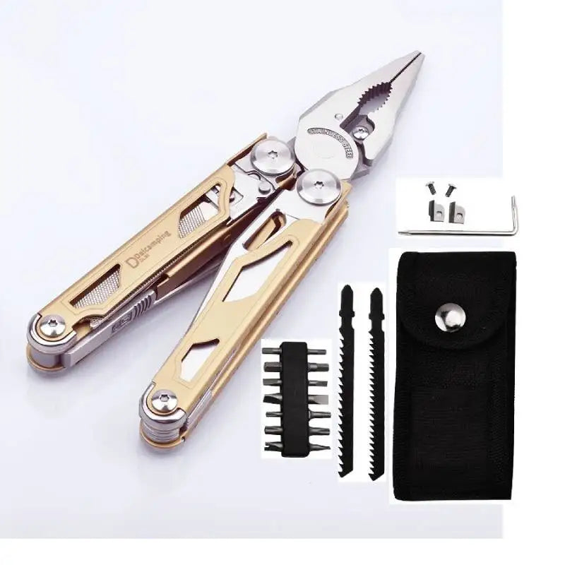 Daicamping DL30 Multitools Hand Diy Multi Tools Multi-tool Clamp Folding Knives Scissor Cutters EDC Survival Gear Manual Pliers