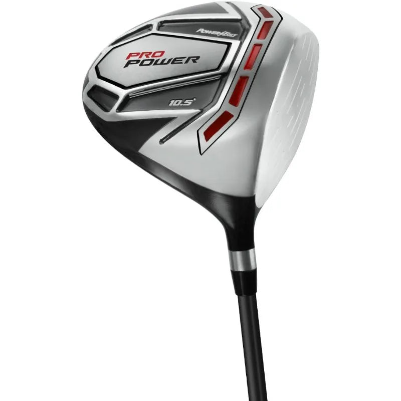 Powerbilt Pro Power Complete Golf Set for Men with Stand Bag, Right and Left Handed