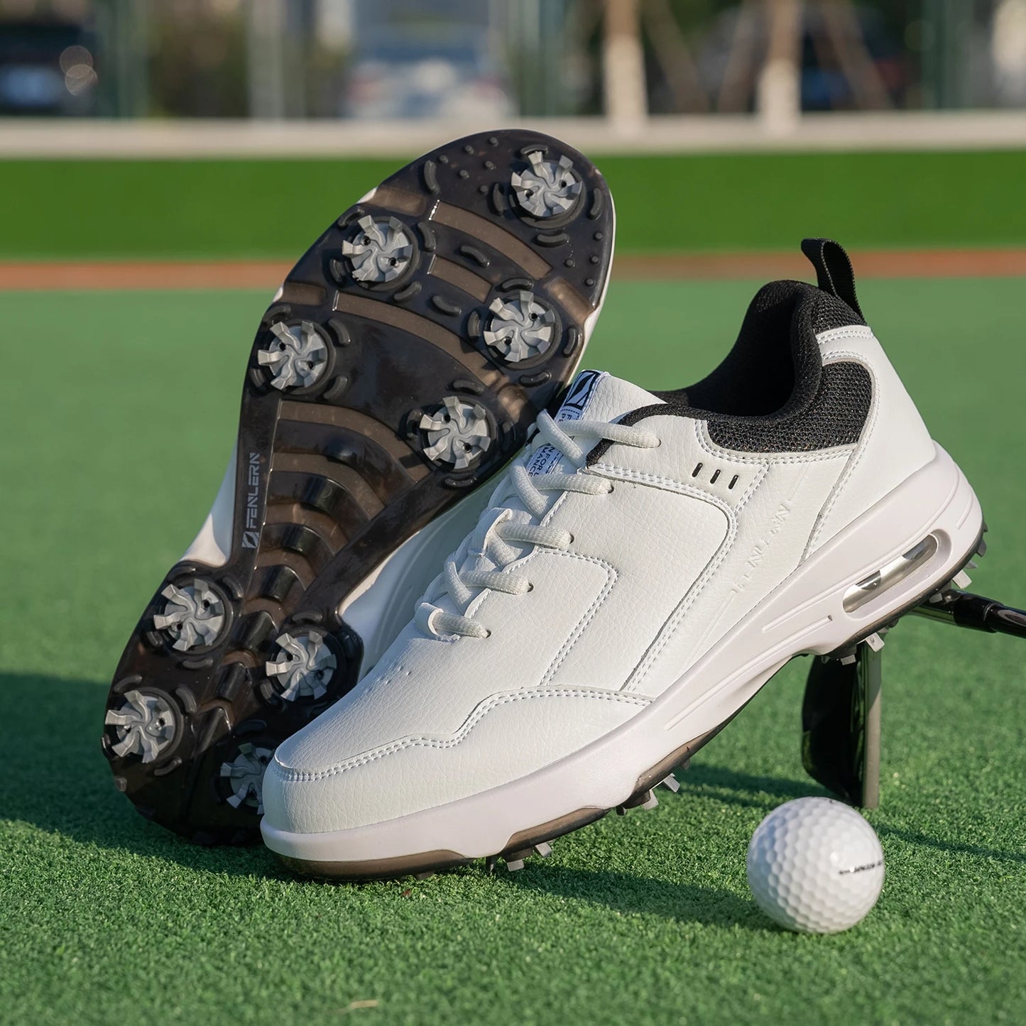 Men's Golf Shoes Waterproof Casual Sports Shoes, Low Cut Design, Comfortable And Fashionable
