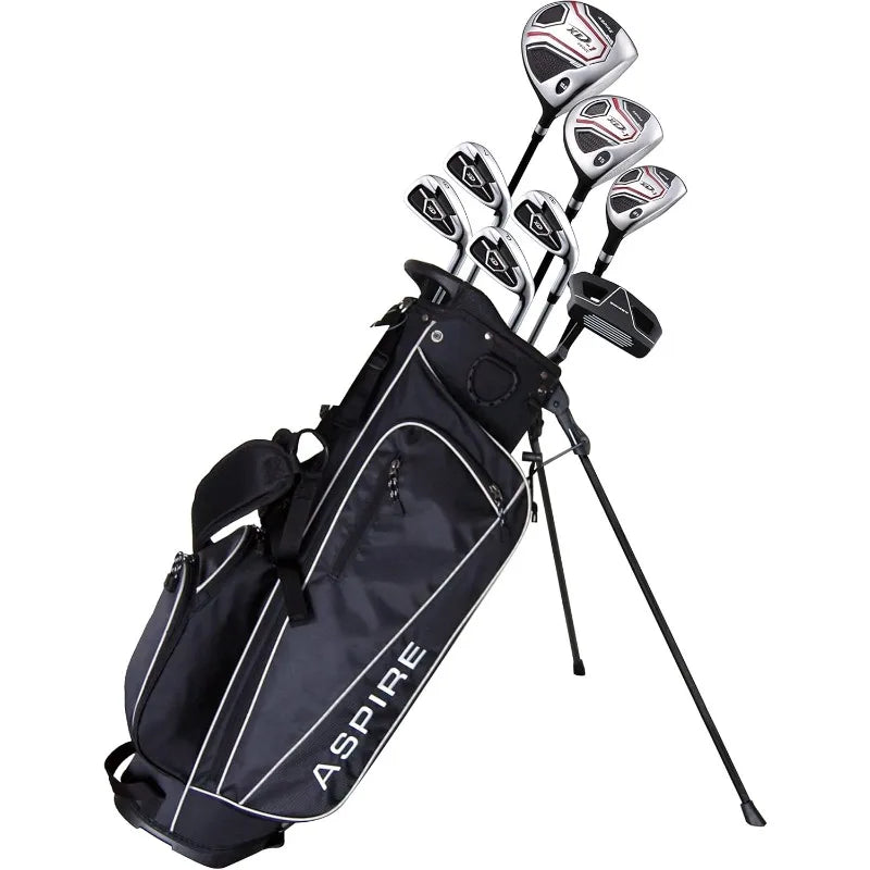 Aspire XD1 Teen Golf Club Set for Ages 13-16 (5'1"-5'6") - Left/Right-Handed Complete Youth Golf Club Set with Driver,