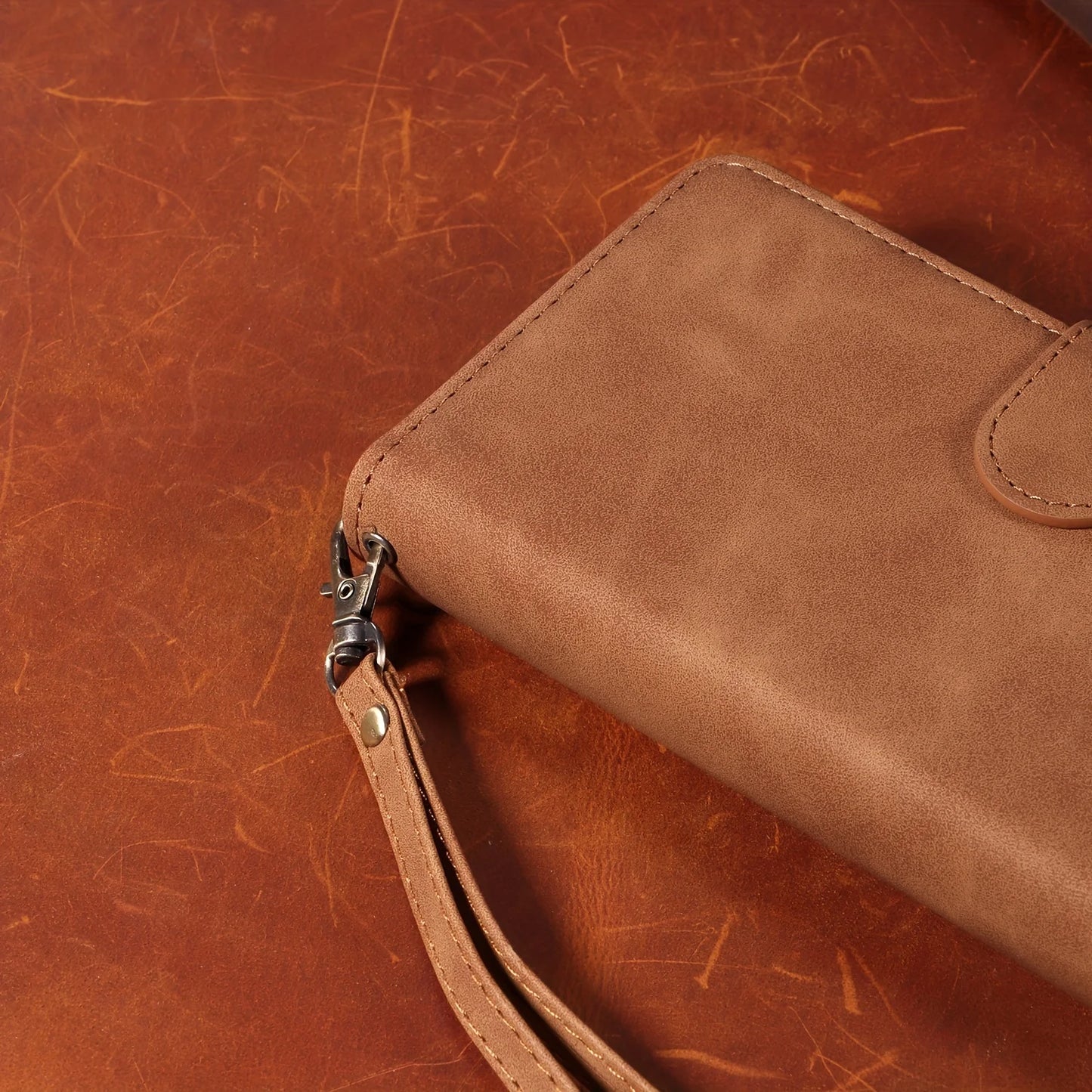 Wallet Case For Women, RFID Blocking Card Holder, PU Leather Flip Phone Case With Crossbody Strap Wristlet Kickstand For  15/15p