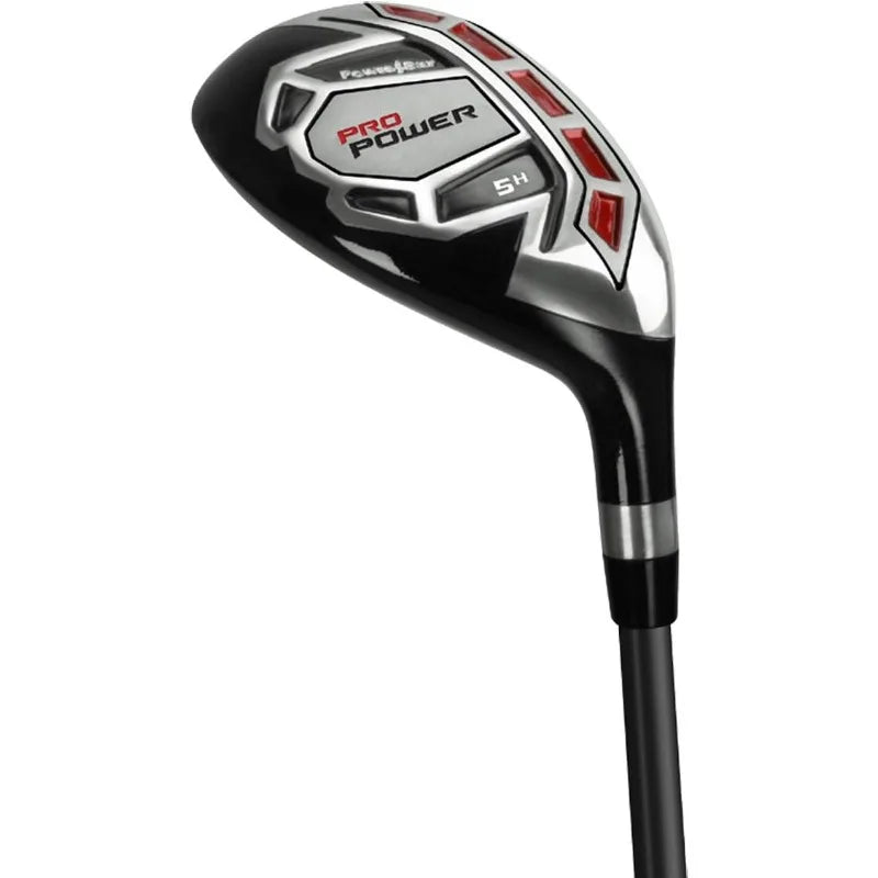 Powerbilt Pro Power Complete Golf Set for Men with Stand Bag, Right and Left Handed