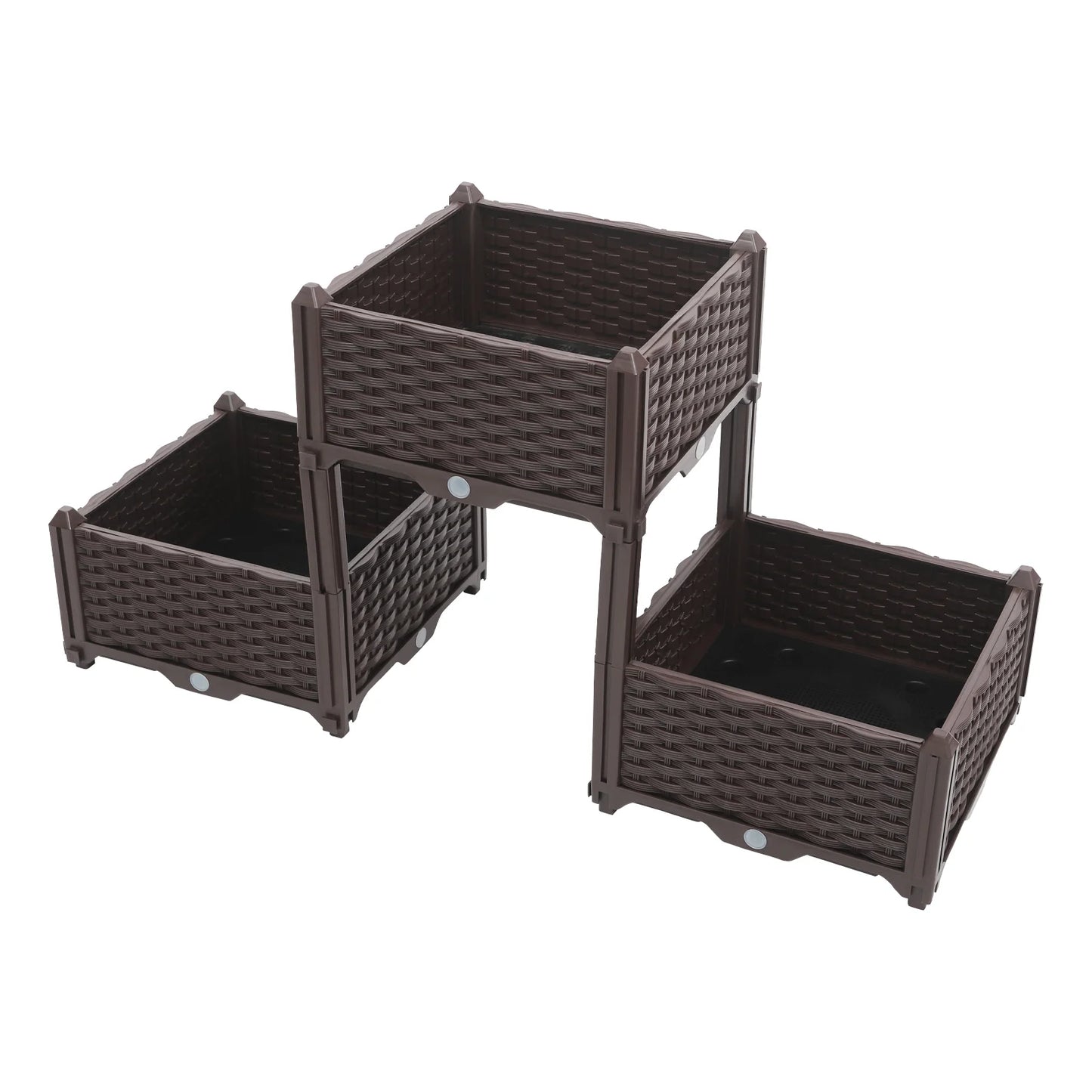 Planter Raised Bed Elevated Planter Garden Box Outdoor Standing Planter Beds Gardening Kit