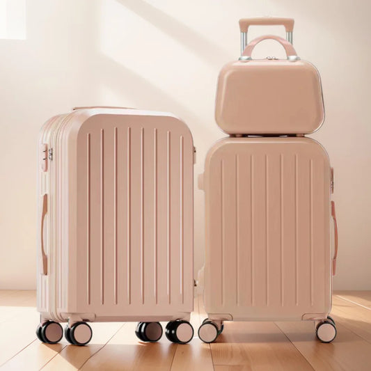 12 Inch 20 Inch 24 Inch Trolley Case Luggage Set with Spinner Wheels 3 Pieces Carrier TSA-Approved Lock Trolley Luggage Bag Case