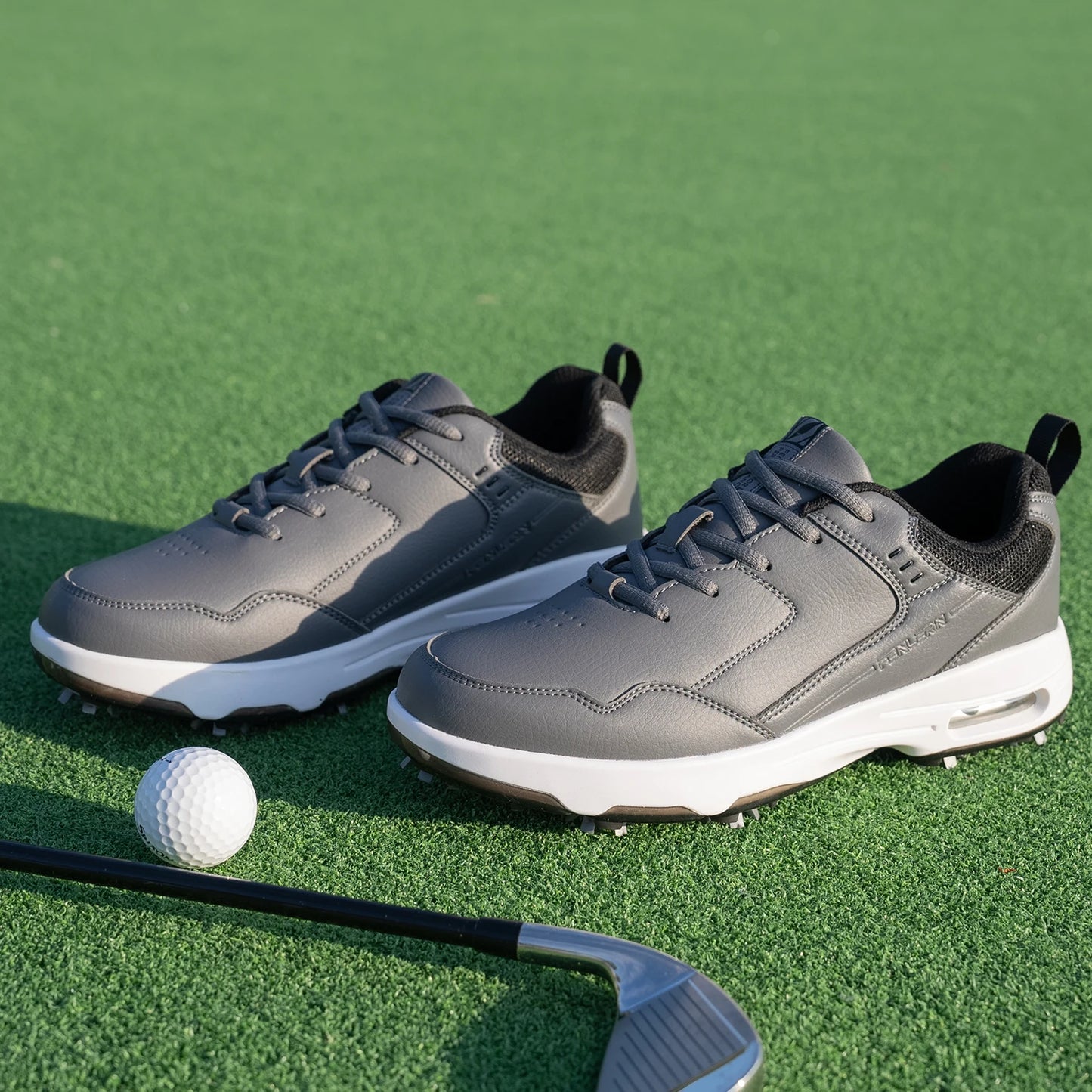 Men's Golf Shoes Waterproof Casual Sports Shoes, Low Cut Design, Comfortable And Fashionable