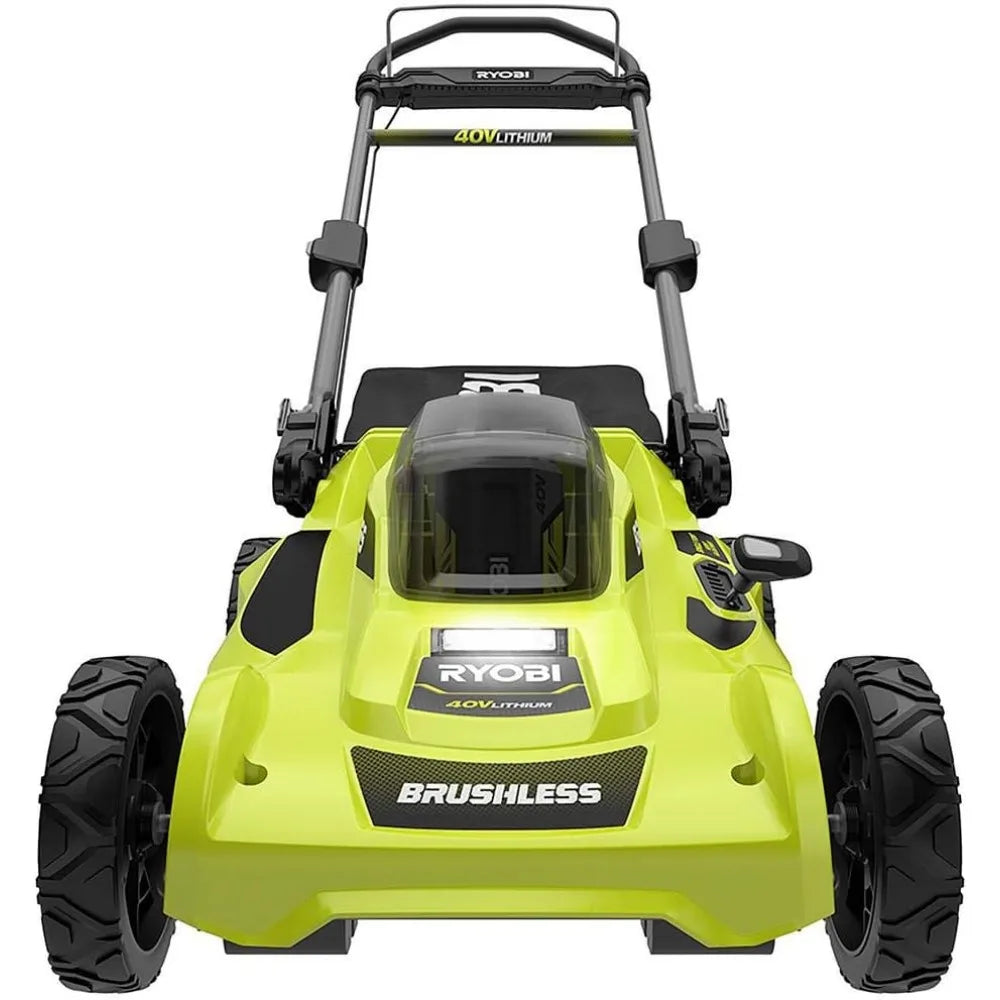 Ryobi Cordless Push Lawn Mower 20 in. 40-Volt with Whisper-Quiet Design