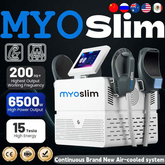 Professional 6500W 200Hz RF EMS Body Sculpt Machine Ultra Hi-EMT Fat Burning Myoslim NEO Slimming Beauty Equipment