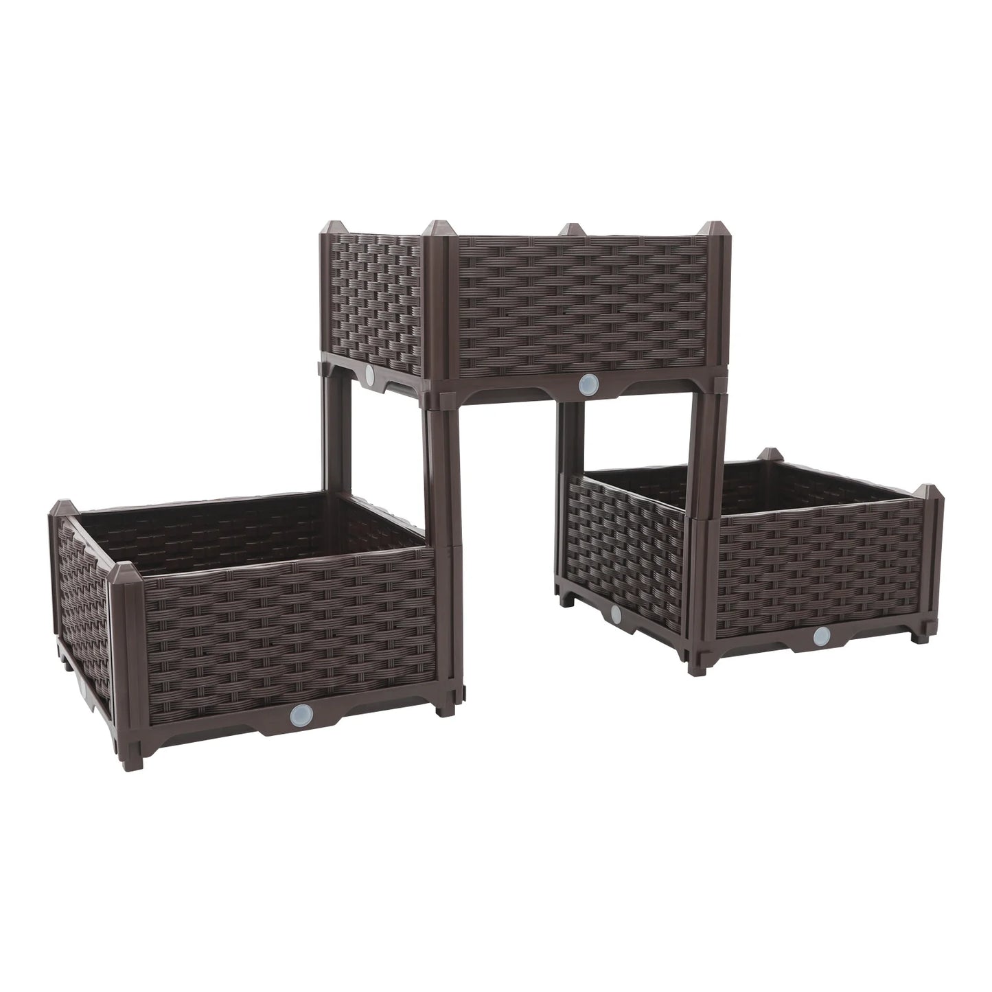 Planter Raised Bed Elevated Planter Garden Box Outdoor Standing Planter Beds Gardening Kit