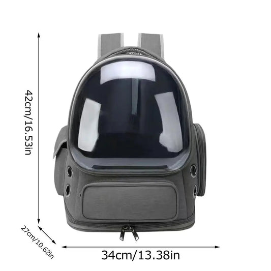 Cat Backpack Carrier Pet Bag Carrier Cat Travel Pouch Backpack Breathable Space Capsule Pet Carrier Cat Bag Pet Backpack For