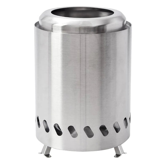 Smokeless Tabletop Fire Pit Stainless Steel Mini Tabletop Firepit Indoor Outdoor Table Top Firepit for Patio and Outdoor Camping